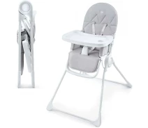 Придбати - стільчик для годування  Стільчик для годування Kinderkraft Binci Light Grey (KHBINC00LGR0000) (00-00305331)