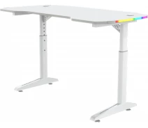 Придбати - стіл ПК  Комп'ютерний стіл GT Racer T-1229 (120x60x71-79) White