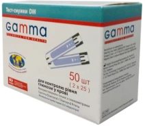 Придбати - аксесуар до медичного приладу  Тест смужки Гамма ДМ #50 - Gamma DM #50
