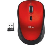Придбати - мишку для ноутбука  Миша Trust Yvi Wireless Mini Mouse red (19522)