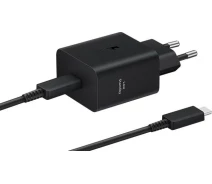 Придбати - зарядний пристрій для телефону і планшета  Зарядний пристрій Samsung 45W + C-C (EP-T4511XBEGEU) Black