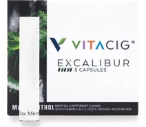 Придбати - аксессуар для электронных сигарет  Капсули VITACIG Excalibur 5 шт Max Menthol Capsules