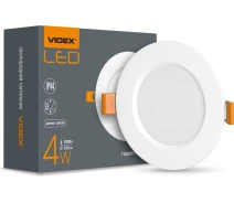 Придбати - світильник стельовий  Стельовий світильник VIDEX 4W 5000K (VL-DLBR-045)