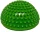 Придбати - балансуючу платформу  Напівсфера балансувальна масажна EasyFit EF-3001-GN м'яка кочка кіндербол для ніг та стоп 16 см Зелена