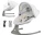 Придбати - крісла-гойдалку, шезлонг  Крісло-гойдалка Kinderkraft Lumi 2 Light Grey (KBLUMI02LGR0000) (00-00305235)