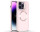 Придбати -  TPU чохол Bonbon Metal Style with Magnetic safe для Apple iPhone 12 Pro / 12 (6.1") (Рожевий / Light Pink) (1566616)