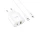 Придбати -  Адаптер мережний HOCO Type-C to Lightning Cable Lineal C95A | 1USB/1Type-C, PD/QC, 20W/3A|
