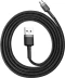 Фото № 2 Кабель Baseus Cafule Cable USB to Micro 2.4A 1m Gray/Black (CAMKLF-BG1)