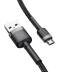 Фото № 3 Кабель Baseus Cafule Cable USB to Micro 2.4A 1m Gray/Black (CAMKLF-BG1)
