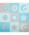 Фото № 1 Килимок-пазл MoMi Nebe Blue (90 x 90 cm) (AKCE00031)
