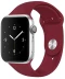 Фото № 1 Силіконовий ремінець Epik для Apple watch 38mm/40mm Бордовий/Maroon