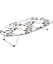 Фото № 1 Дошка для прасування Casa Si Table Top 73x30 White/Black Leaves (CS95159P168)