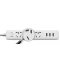 Фото № 2 Мережевий фільтр KingMi Power Strip with WiFi (5 розеток без USB) White