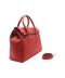 Фото № 2 Жіноча шкіряна сумка Italian fabric bags 1426 red