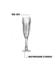 Фото № 3 Набір фужерів для шампанського скляних Bohemia SAFARI 150 мл 6 шт (8476)