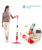 Фото № 1 Розумна швабра з розпилювачем та подвійною щіткою 3 в 1 Spray Healthy Mop довга ручка управління розбризкуванням води універсальна Червона