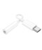 Фото № 4 Перехідник Hoco Type-C to 3.5 mm цифровий аудіоконвертер LS35 white