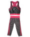 Фото № 1 Костюм для Йоги Фитнеса и Бега Yoga Sets Топ и Лосины pink One Size