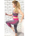 Фото № 5 Костюм для Йоги Фитнеса и Бега Yoga Sets Топ и Лосины pink One Size