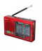 Фото № 1 Радіоприймач колонка MP3 колонка USB Golon RX-6622 з ремінцем червоний
