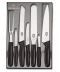 Фото № 1 Набір кухонних ножів Victorinox Kitchen Set 7 шт. Чорний (5.1103.7)