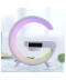 Фото № 5 Ночник RGB 3в1 + Bluetooth колонка та бездротова зарядка G63 Smart Small White (020682)