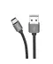 Фото № 1 Кабель Budi M8J206T09-BLK USB-Type-C (2.4A) (3M) Чорний