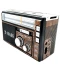 Фото № 1 FM радіоприймач Golon RX-381 MP3 USB з ліхтариком Brown (019782)