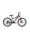 Фото № 1 Велосипед Crossride Cross 24" AL 2021/рама 13" чорно-червоний (0271-3)