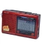 Фото № 1 Радіоприймач стовпчик MP3 USB Golon RX-6633 з ремінцем червоний