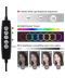 Фото № 6 Кільцевій світло зі стійкою Puluz PKT3047B RGB Ring Light 16см (12W)