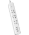 Фото № 2 Мережевий фільтр Xiaomi КingMi Power Strip with WiFi (3 розетки, 3 USB) White (QMCXB01ZN)