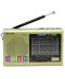 Фото № 1 Радіоприймач колонка MP3 колонка USB Golon RX-6622 з ремінцем золотистий