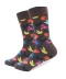 Фото № 1 Високі шкарпетки Friendly Socks. Колір коричневий. Артикул: 27-0026 (p27-0026-40-46)