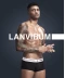 Фото № 5 Чоловічі хіпси Lanvibum чорного кольору з білою резинкою (p04-0992-XL)