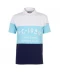 Фото № 1 Поло Pierre Cardin Cut and Sew Printed Wht/Sky/Navy S