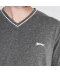 Фото № 4 Футболка Slazenger V Neck Charcoal Marl XXL