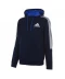 Фото № 1 Худі adidas 3 Stripes Through Navy / White M