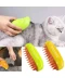 Фото № 11 Парова щітка масажер спрей 3 в 1 PET SPRAY MASSAGE BRUSH для вичісування собак і котів з паровим розпилювачем - зелена (48856215)