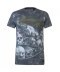 Фото № 1 Футболка Firetrap Blackseal Sub Skull Washed Black S