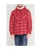 Фото № 2 Куртка Dunlop Full Checked Hoody Mens Red L