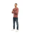 Фото № 3 Джемпер ONLY & SONS Garson 12 Wash Neck Rose Taupe Dusky Pink XS