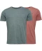 Фото № 1 Футболка Farah Oakmont Lounge s Vermillion/Woodland Pine Green 2 шт M