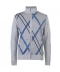 Фото № 1 Джемпер Pierre Cardin Full Zip Argyle Silver XL