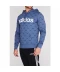 Фото № 2 Худі adidas Linear AOP Hood 94 Blue / Wht / Blk S