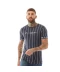 Фото № 1 Футболка Crosshatch Stiptons CRS55 Stripe Navy Navy L