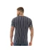 Фото № 2 Футболка Crosshatch Stiptons CRS55 Stripe Navy Navy L