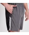 Фото № 5 Шорти Lonsdale 2 Stripe Woven Charcoal/White XXL