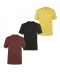 Фото № 1 Футболка Donnay V Neck T Shirt Burg/Must/Black 3 шт XXL