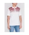 Фото № 2 Поло Lonsdale Yarn Dye Stripe White/Burgundy L